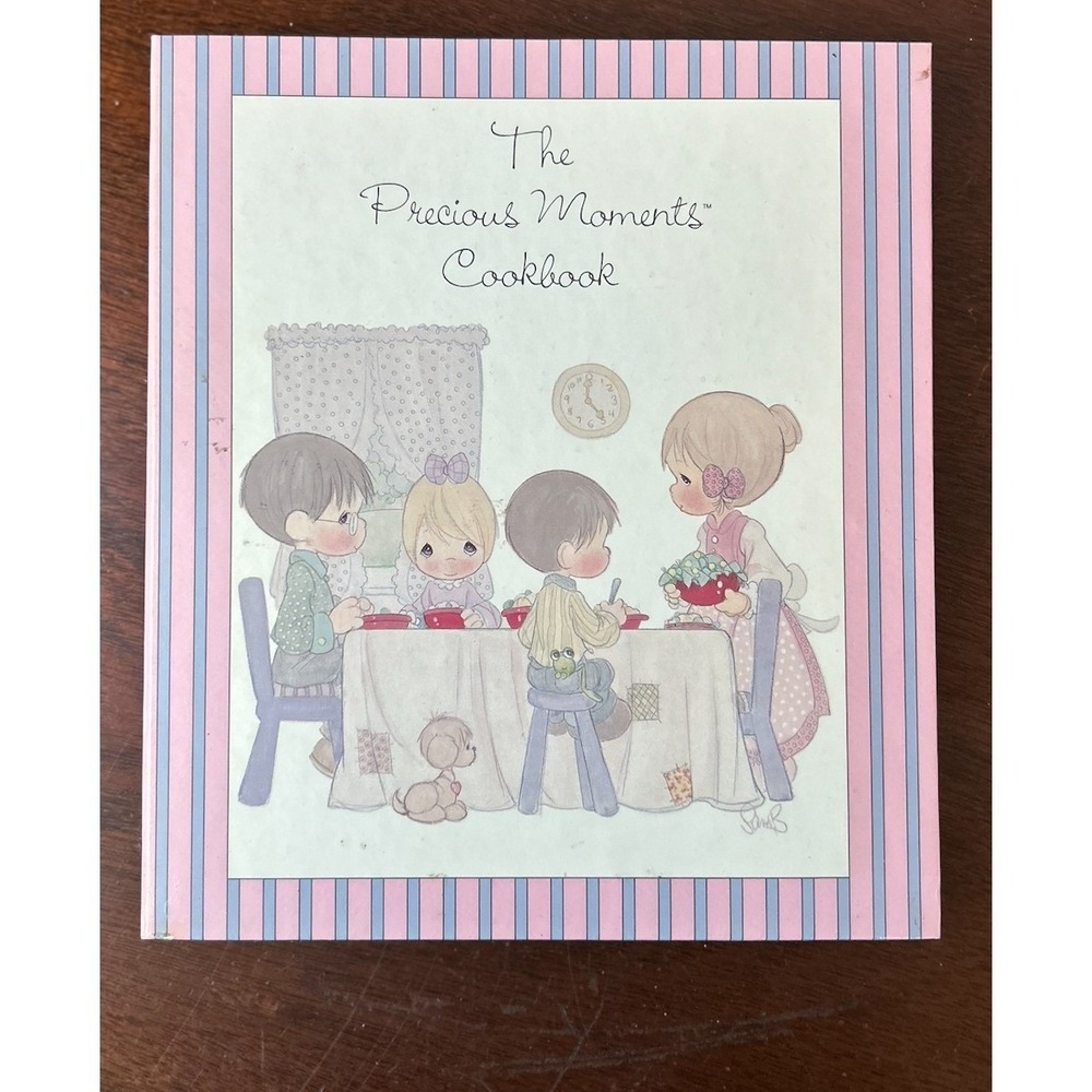 Vintage The Precious Moments Cookbook Hardcover Sam Butcher Illustrations